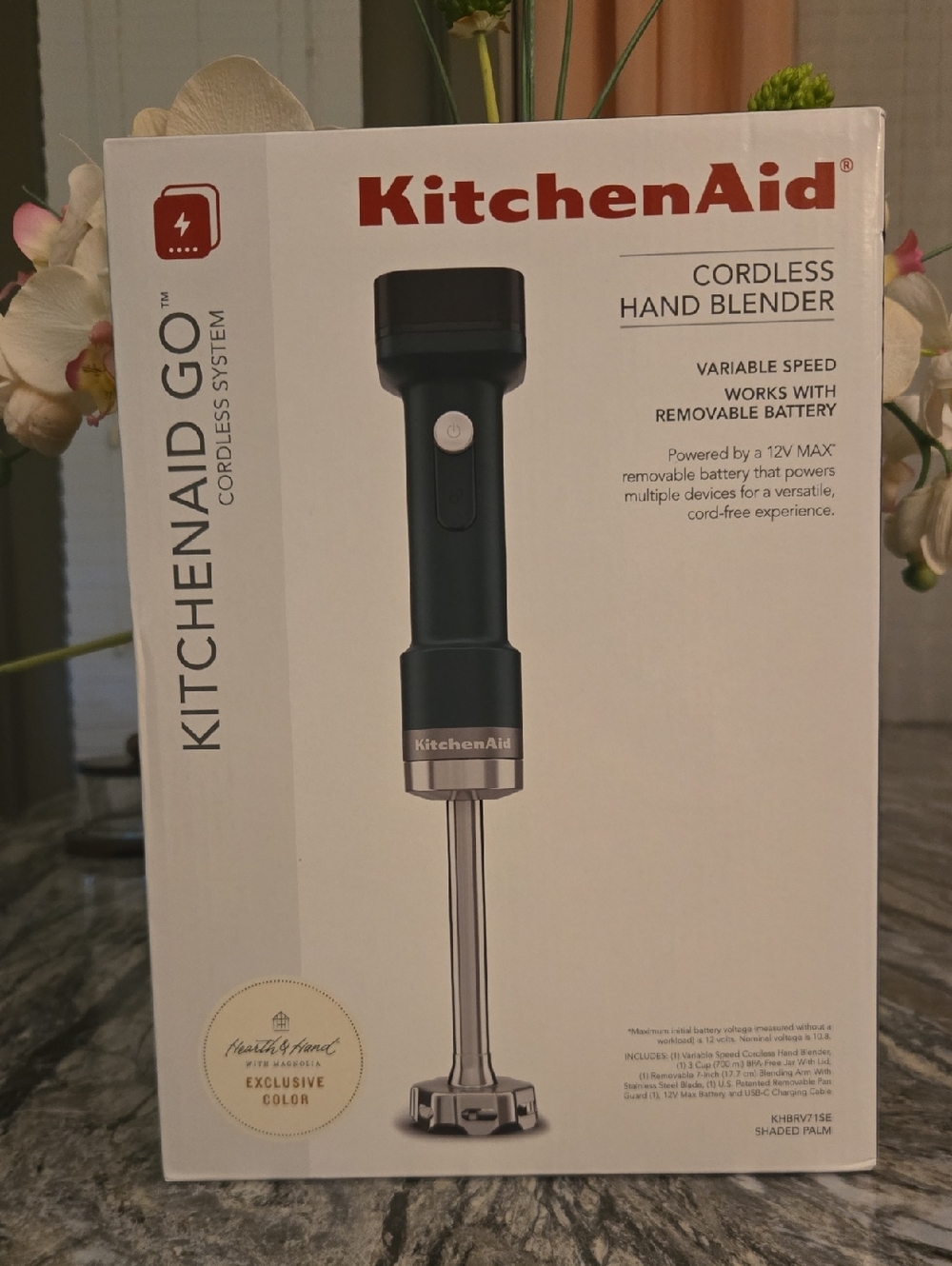 KitchenAid Cordless Hand Blender - Shaded Palm Green